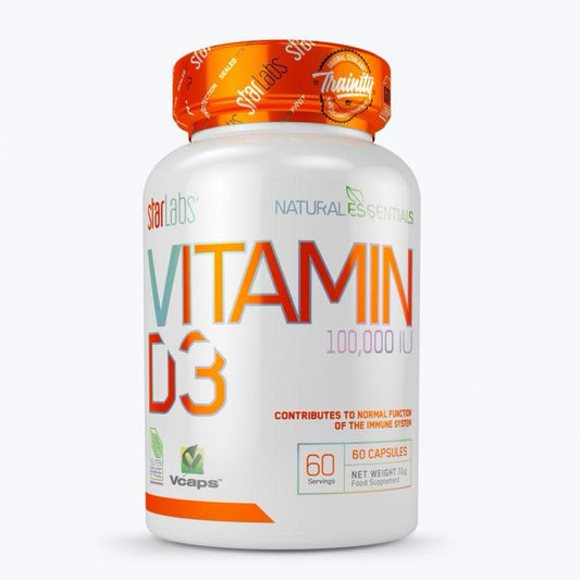 Vitamin D3 - 100,000 IU - 60 Capsules