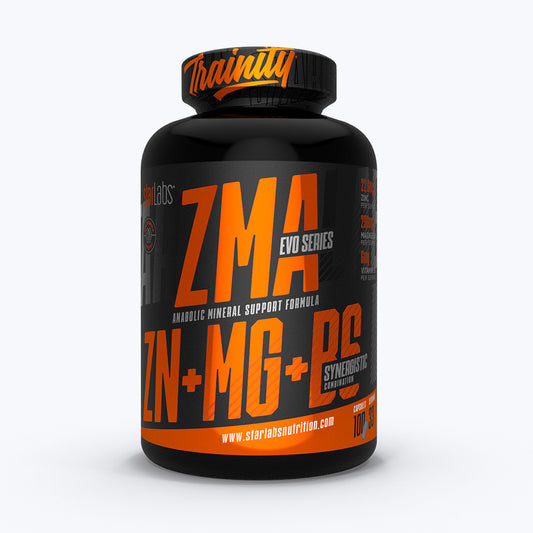 ZMA - Zinc + Magnesium + Vitamin B6 100 Capsules