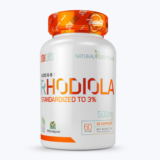 RHODIOLA Standardized to 3% 60 capsules